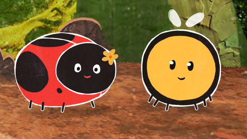 Ladybird and Bee 04