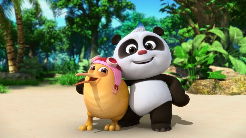 Panda and Kiwi